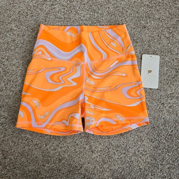 NWT Fabletics Women's Oasis PureLuxe High-Waisted 4'' Shorts Size S - Picture 1 of 5